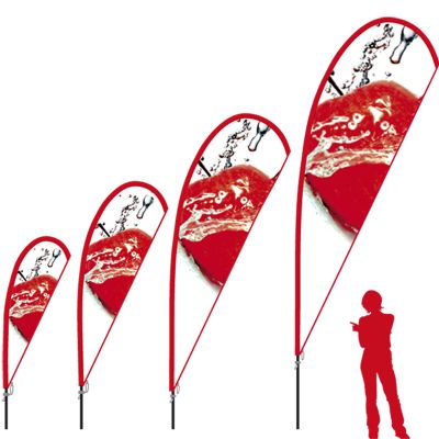 Beachflag Promo Feather Curve